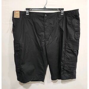 Roundtree‎ & Yorke NWT Shorts Big Man 48 Black, The Utility Cargo Classic Fit